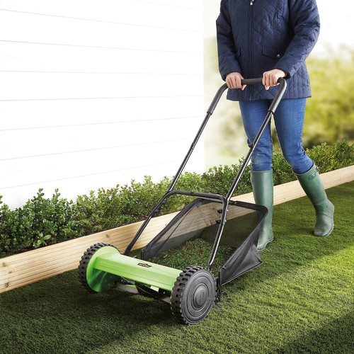 Manual hand push - hand, lawn
