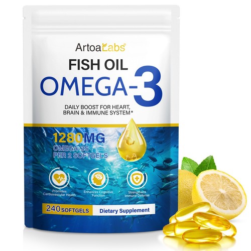 240 softgels omega fish - 240,