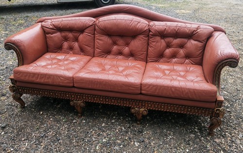 Italian leather upholstered - italian,
