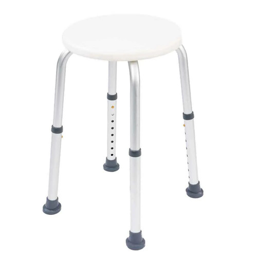 Height adjustable round - adjustable, shower