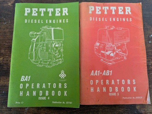 Petter diesel engine operators - petter,