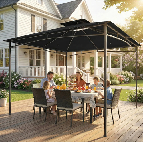 Metal garden gazebo outdoor - metal,