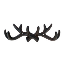 Cast Iron Deer Antler Wall
