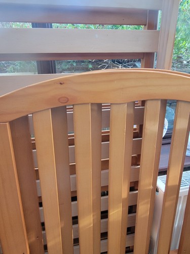 Solid wood dropside - dropside, cot