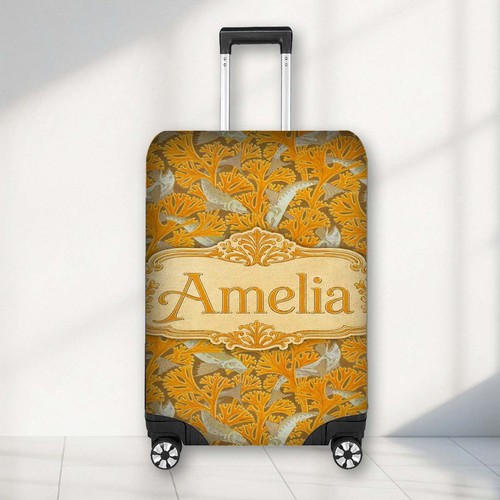 Vintage fish coral ocean - coral,