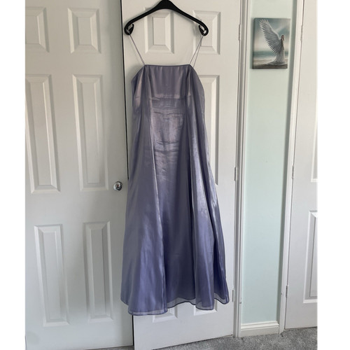 Purple sleeveless bridesmaid - purple,