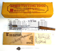 Rug Crafters Speed Tufting Tool  Kit In Box With Instructions 1976
