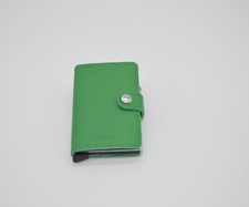Secrid Mini Wallet in Crisple Green , Leather    -  BRAND NEW WITH BOX 