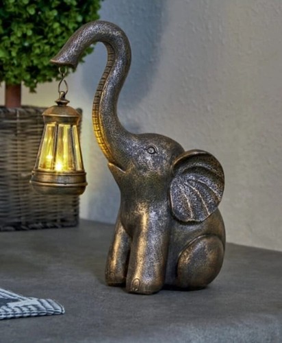 Solar elephant led light - elephant,