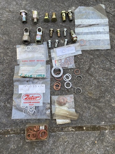 Assorted zetor fuel banjos - zetor,