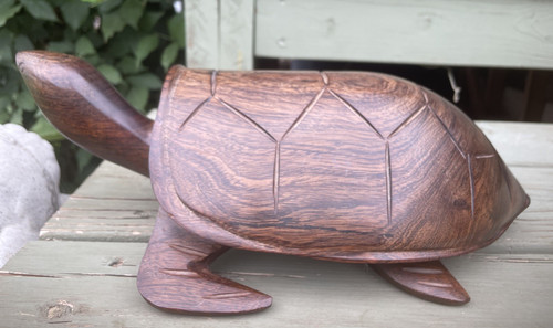 Vintage hand carved ironwood - carved,
