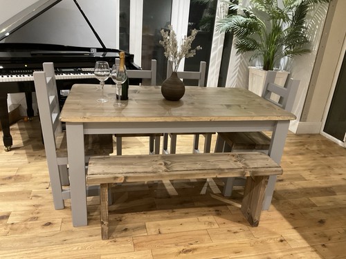 Farmhouse style rustic dining - style,,