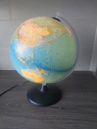 World globe illuminated - world,