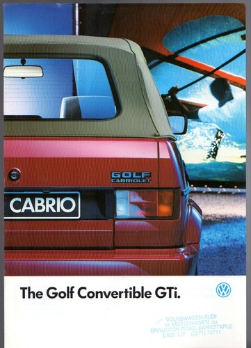 Volkswagen golf convertible - volkswagen,