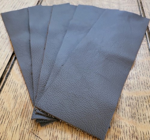 Brown 100 crest leather x3 - 100%, 9"x3"