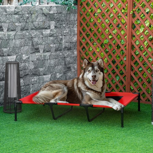 Cooling elevated dog bed - elevated,