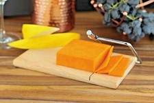 New Apollo Wire Slicer Cheese Board Hevea Wood Cheese Board and Slicer !