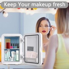 8L Portable Mini Fridge Table Top Electric Small Cooler Bedroom Ice Box Office