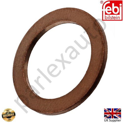 Oil drain sump plug copper - sump,