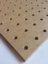 6mm wooden Pegboard 1200MM X 600MM, 7mm hole with 25mm Hole centres hardboard