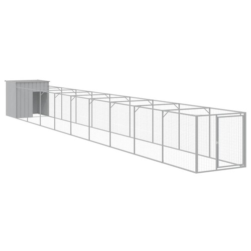 Dog house with - run, cage