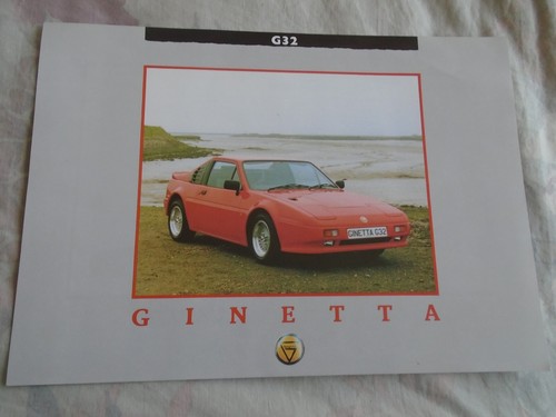 Ginetta g32 brochure - ginetta,