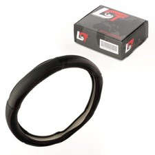 Steering Wheel Cover Ø 38x9 cm Black Gray for MERCEDES-BENZ