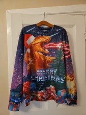 XL Christmas Dinosaur Bad