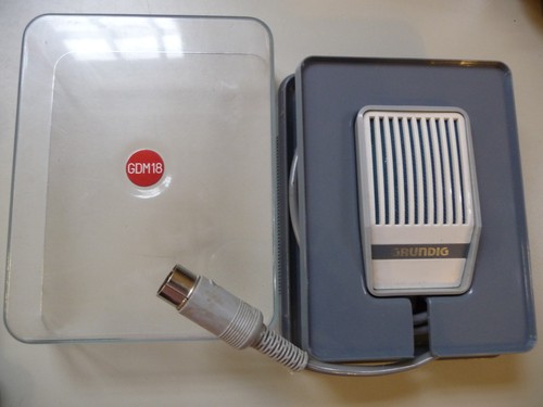 Grundig microphone gdm18 new - grundig,