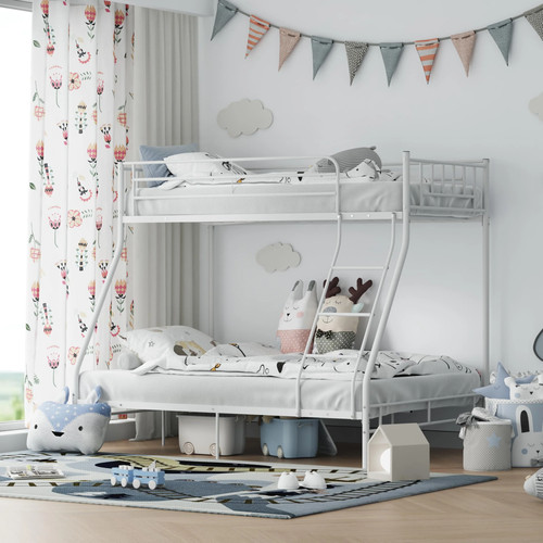 Xinbedeu triple bunk bed frame - bunk,