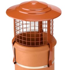 Reeds Chimney Pot Bird Guard Terracotta 200-250mm