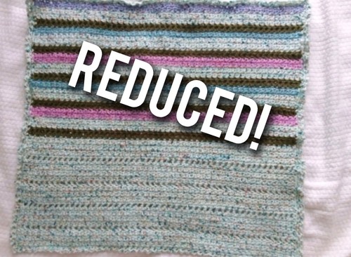 Handmade crochet baby blanket - handmade,