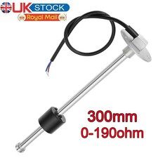 300mm Fuel Level Sender Water Level Gauge Sensor 0-190ohms for Car Truck Boat UK