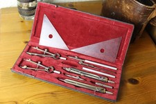 Vintage Cased Techical Drawing