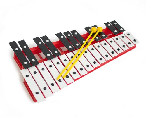 Red chromatic glockenspiel - chromatic,