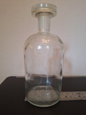 apothecary/medical clear glass