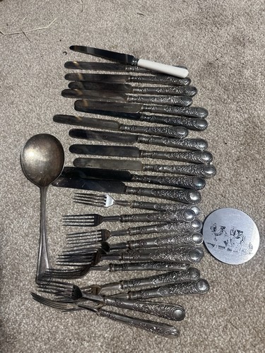 Job lot cutlery silver - lot,