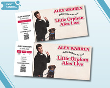 Personalised Alex Warren Souvenir Ticket: Custom Concert Gift (Print)