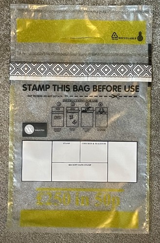 50p bulk coin - x, bank