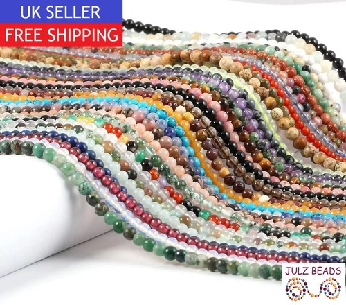 4mm natural gemstone round - gemstone,
