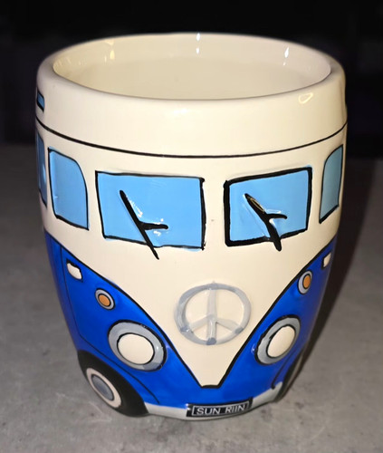 Blue white volkswagen - vw,