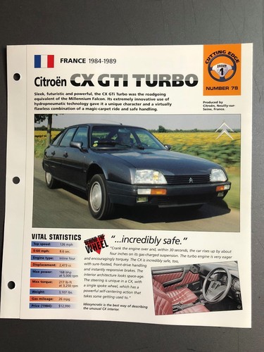 1984 1989 citroën cx gti - 1984,