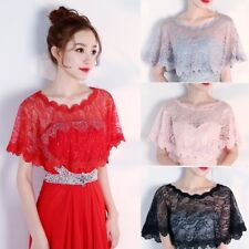 Bride Wedding Lace Tulle Shawl