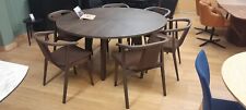 Skovby SM128EJ Dining Table & 6x SM820EMJ Dining Chairs in Mocha Oak Ex-Display