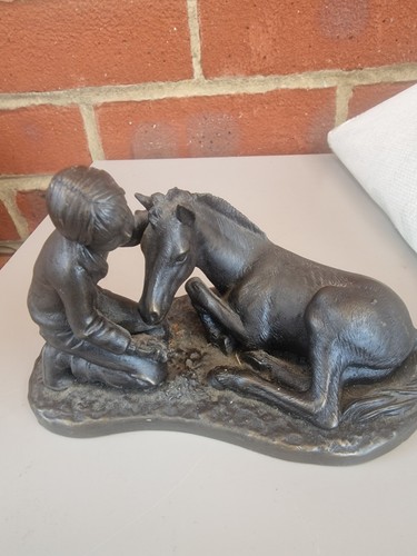 Cold cast bronze girl - cast,