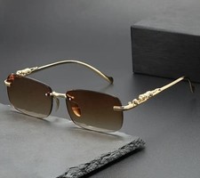 Rimless Designer Sunglasses