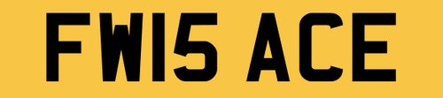 Number plate private - plate,