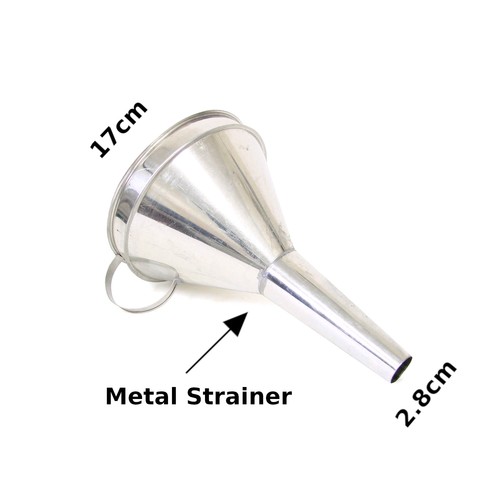 Metal funnel with - funnel,