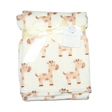 Soft Fleece Wrap Blanket - 75x100CM Giraffe Print Gift for Newborn Baby Girl Boy