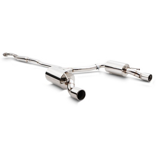 Stainless catback cat - stainless, back